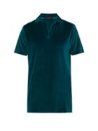 Matchesfashion.com The Gigi - Thaiti Cotton Velour Polo Shirt - Mens - Green
