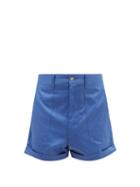 E. Tautz - Cotton-twill Shorts - Mens - Light Blue