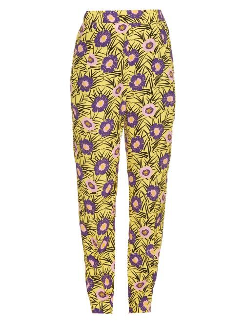 Marni Asticon-print High-rise Straight-leg Trousers
