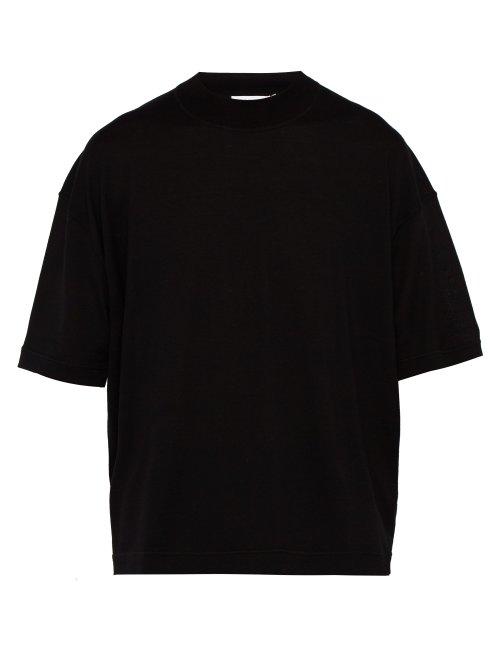 Matchesfashion.com Jil Sander - Wool Knit T Shirt - Mens - Black