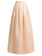 Matchesfashion.com Andrew Gn - Full Silk Organza Skirt - Womens - Light Pink