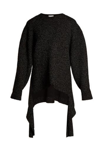 Balenciaga Extended-cuff Long-line Sweater