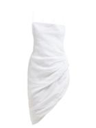 Matchesfashion.com Jacquemus - Saudade Draped Linen Blend Mini Dress - Womens - White