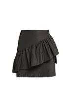 Matchesfashion.com See By Chlo - Ruffled Taffeta Mini Skirt - Womens - Black