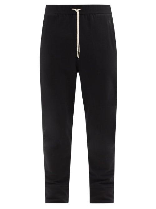 Matchesfashion.com Jil Sander - Drawstring Cotton French-terry Track Pants - Mens - Black