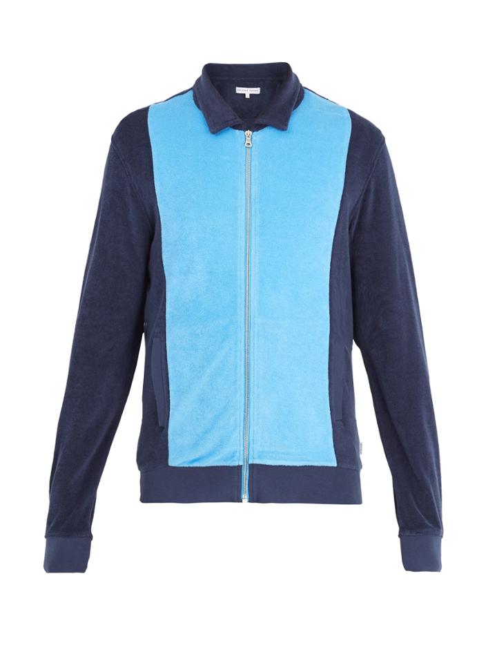 Orlebar Brown Dournan Bi-colour Zip-through Track Top
