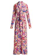 Natasha Zinko Floral-print Silk Dress