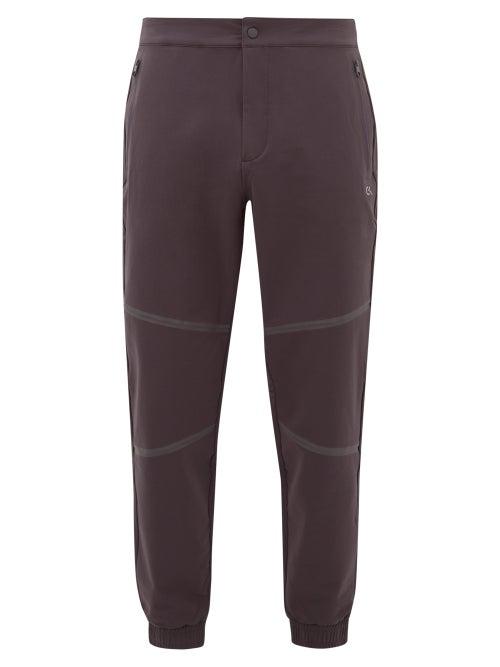 Matchesfashion.com Calvin Klein Performance - Logo Print Stretch Twill Track Pants - Mens - Grey