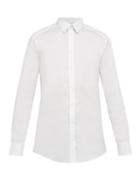 Matchesfashion.com Dolce & Gabbana - Gold Fit Cotton Blend Stretch Shirt - Mens - White