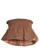 Cecilie Copenhagen Bandeau Scarf-jacquard Cotton Cropped Top