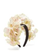 Matchesfashion.com Philippa Craddock - Pale Hydrangea Faux Flower Headband - Womens - White