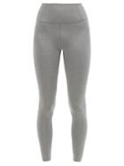 Girlfriend Collective - High-rise Recycled-fibre Blend Jersey Leggings - Womens - Grey