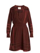 Cecilie Copenhagen Zoetic V-neck Scarf-jacquard Cotton Dress