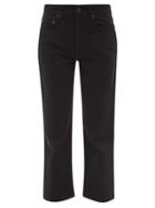 Ladies Rtw The Row - Lesley Cropped Straight-leg Jeans - Womens - Black
