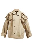 Matchesfashion.com Vivienne Westwood Anglomania - Hypnos Herringbone Cotton Jacket - Womens - Beige