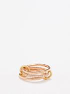Spinelli Kilcollin - Sonny Diamond, 18kt Gold And Rose Gold Ring - Womens - Multi