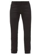 Matchesfashion.com Nili Lotan - Cropped-leg Cotton-blend Twill Trousers - Womens - Black