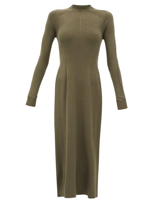 Peter Do - Ao Dai Ribbed-silk Tunic Sweater - Womens - Green