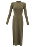 Peter Do - Ao Dai Ribbed-silk Tunic Sweater - Womens - Green