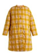 Matchesfashion.com Isabel Marant - Harrison Reversible Checked Coat - Womens - Yellow Multi