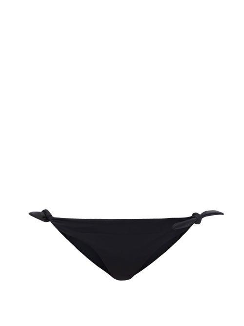 Matchesfashion.com Mara Hoffman - Sita Side-tie Recycled Fibre-blend Bikini Briefs - Womens - Black