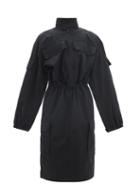 Balenciaga - Cargo Ripstop Shirt Dress - Womens - Black