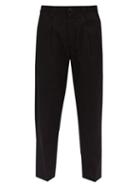 Matchesfashion.com Saturdays Nyc - Varick Water Repellent Cotton Trousers - Mens - Black
