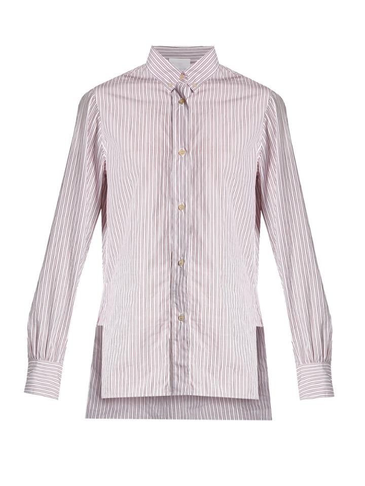 Isabel Marant Lilianne Striped Cotton Shirt