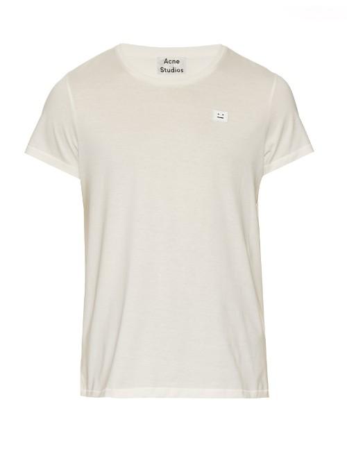 Acne Studios Standard Face-patch Cotton T-shirt