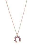 Selim Mouzannar Diamond, Ruby & Pink-gold Fortune Necklace