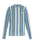 Matchesfashion.com Acne Studios - Nalon Striped Towelling Sweatshirt - Mens - Multi