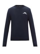 J.lindeberg - Gus Technical-knit Golf Sweater - Mens - Navy White