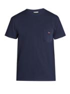 Maison Kitsuné Fox-appliqu Patch-pocket T-shirt