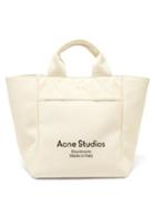 Matchesfashion.com Acne Studios - Alisse Logo-print Canvas Tote Bag - Womens - White
