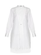 Alexander Mcqueen Longer-length Cotton And Silk-blend Shirt