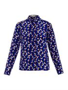 Stella Mccartney Wilson Blossom-print Silk Shirt