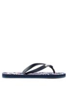 Matchesfashion.com Vilebrequin - Coral Print Rubber Flip Flops - Mens - Navy Multi