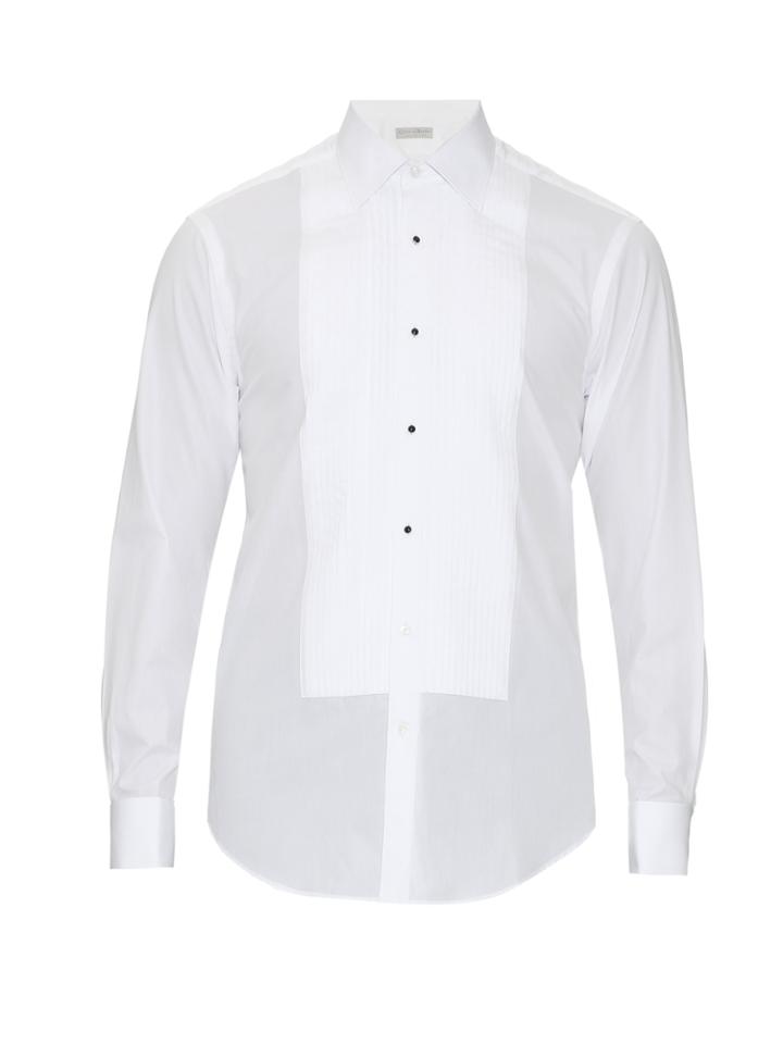 Gieves & Hawkes Double-cuff Cotton-poplin Shirt