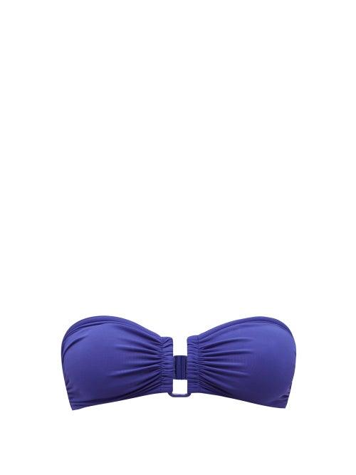 Matchesfashion.com Eres - Show Bandeau Bikini Top - Womens - Blue