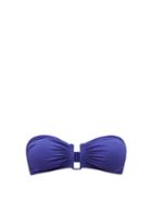 Matchesfashion.com Eres - Show Bandeau Bikini Top - Womens - Blue