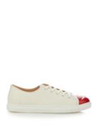 Charlotte Olympia Kiss Me Low-top Leather Trainers