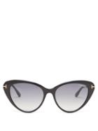 Tom Ford Eyewear - Cat-eye Acetate Sunglasses - Womens - Black