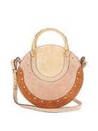Chloé Pixie Small Stud-embellished Suede Cross-body Bag