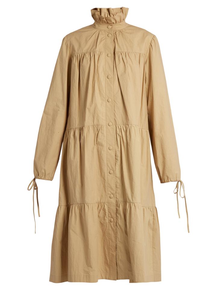J.w.anderson Ruffled-collar Tiered Coat
