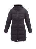 Herno - Laminar Hooded Quilted Down Coat - Womens - Black