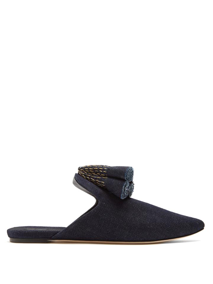 Sanayi 313 Sanguarina Denim Slipper Shoes