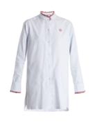 Jupe By Jackie Old Settler Striped Cotton-poplin Shirt