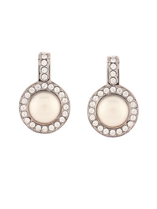 Balenciaga Faux-pearl And Crystal Earrings