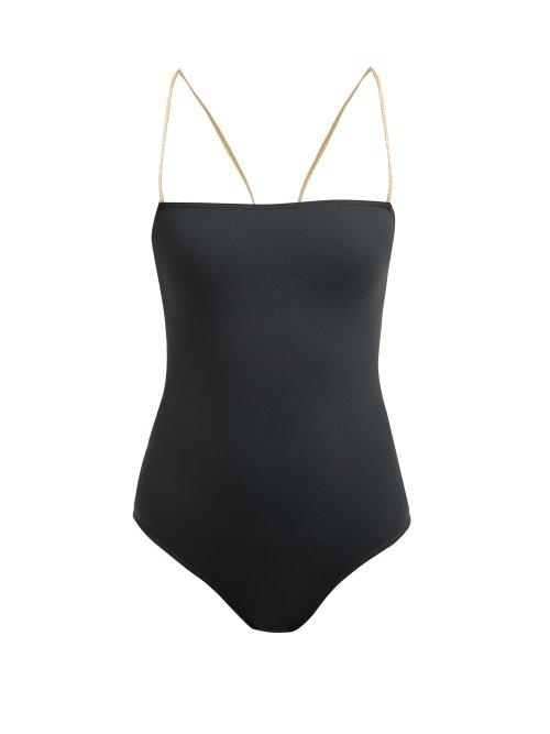 Matchesfashion.com Eres - Bagl Halterneck Swimsuit - Womens - Grey