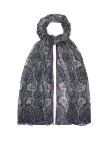Matchesfashion.com Max Mara - Gerbera Scarf - Womens - Navy